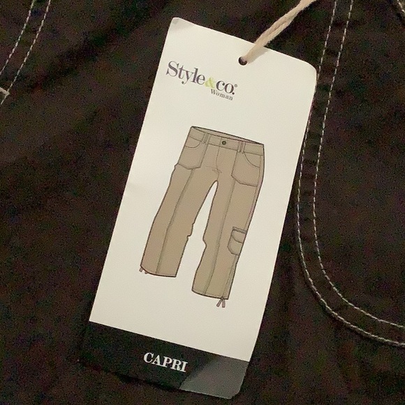 Style and co brown Capri shorts new with tag - Picture 4 of 8